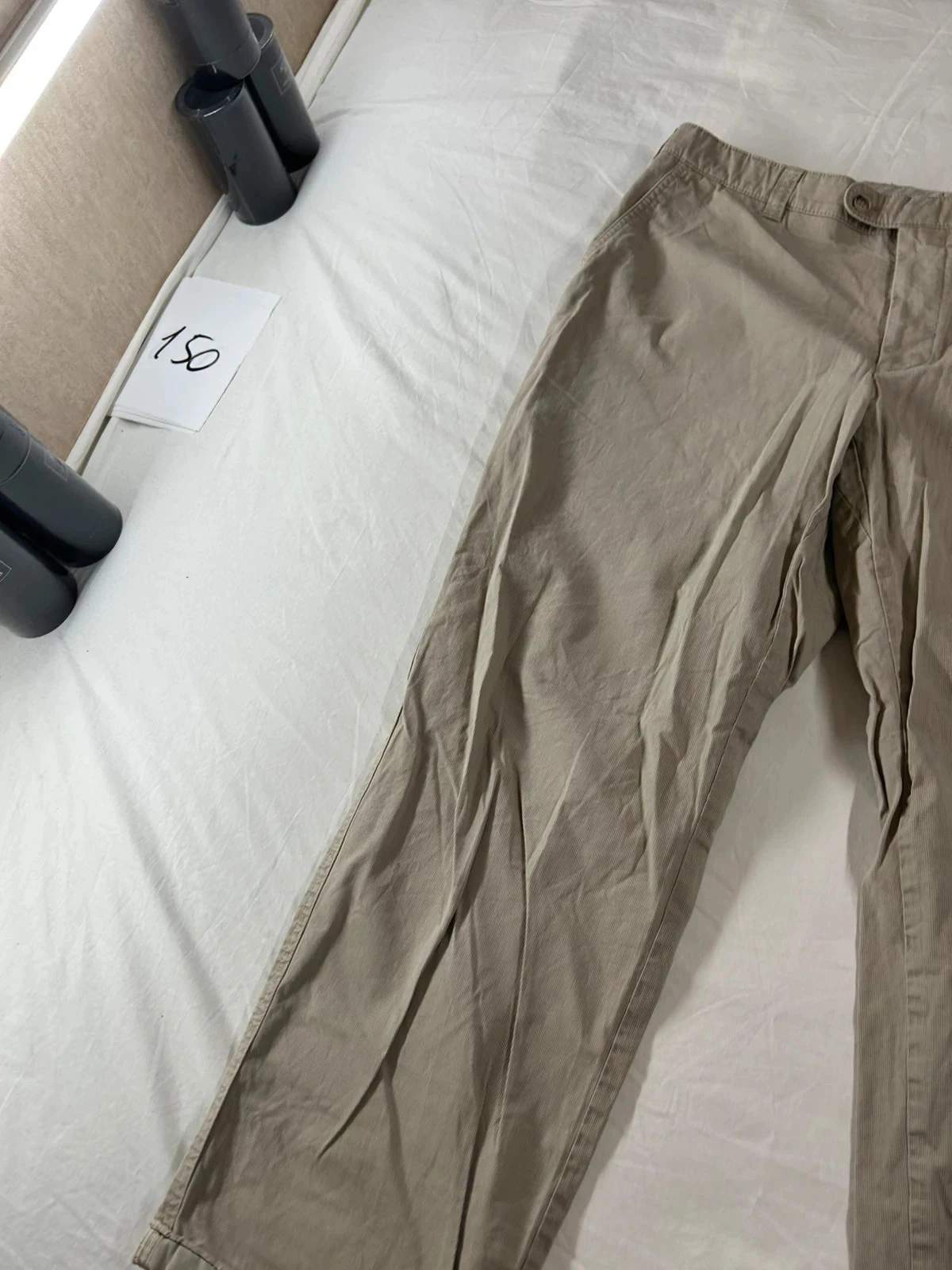 Vintage beige grey chino SAINT HILAIRE – photo 4